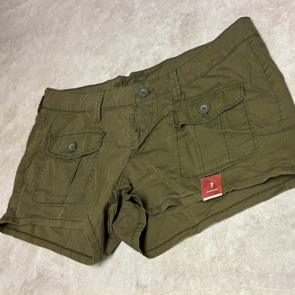 Arizona Jean Company Olive Green Women's Cargo Shorts